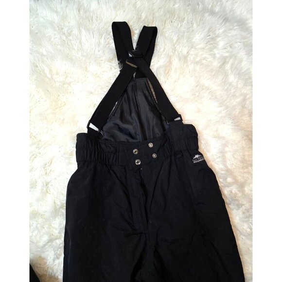 PACTECH LADIES MEDIUM BLACK snow SKI BIBS 36" HIPS NEW 29" inseam nice pair!! - Picture 4 of 13